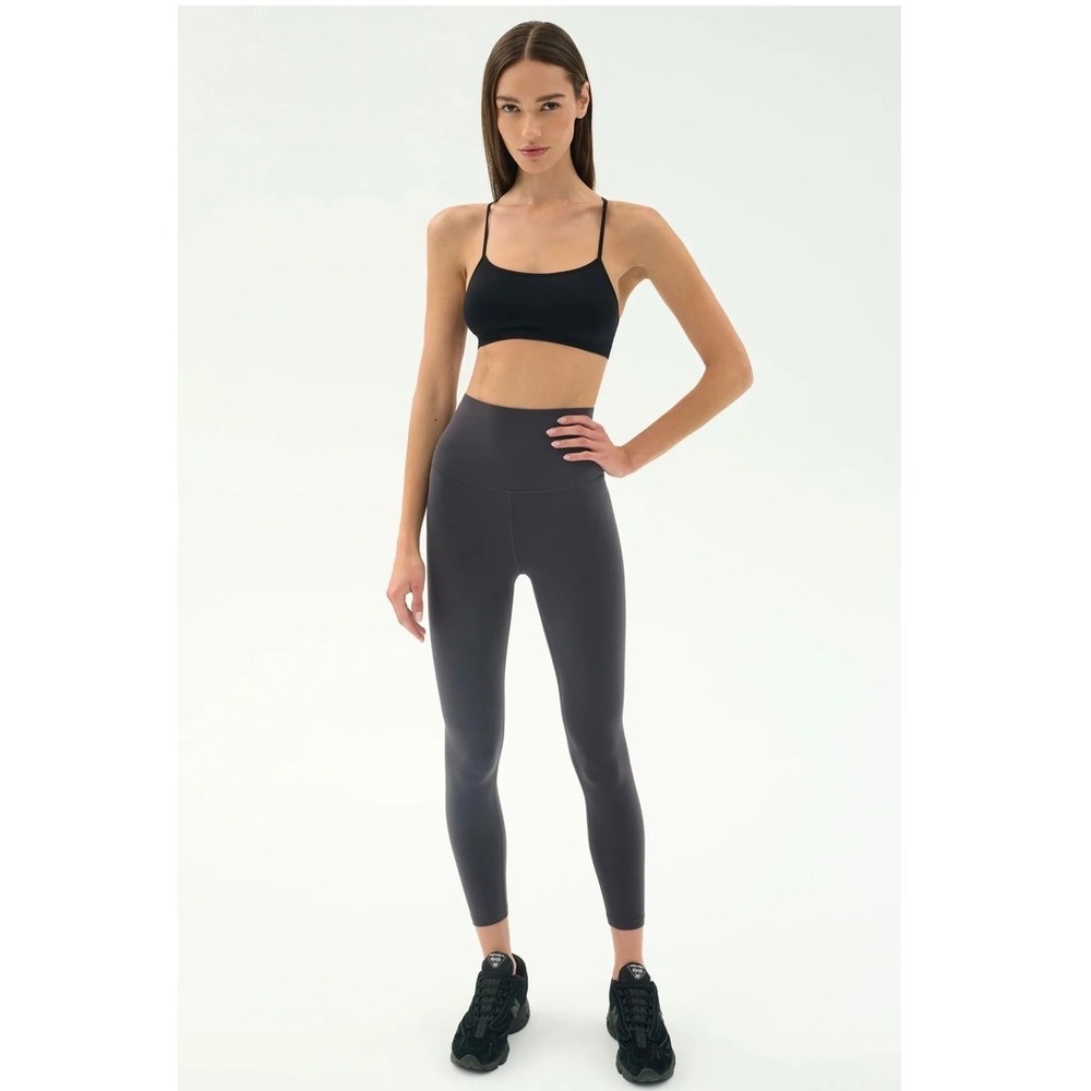 SPLITS59 Women's Airweight Super High Waist 7/8 Leggings Dark Gray